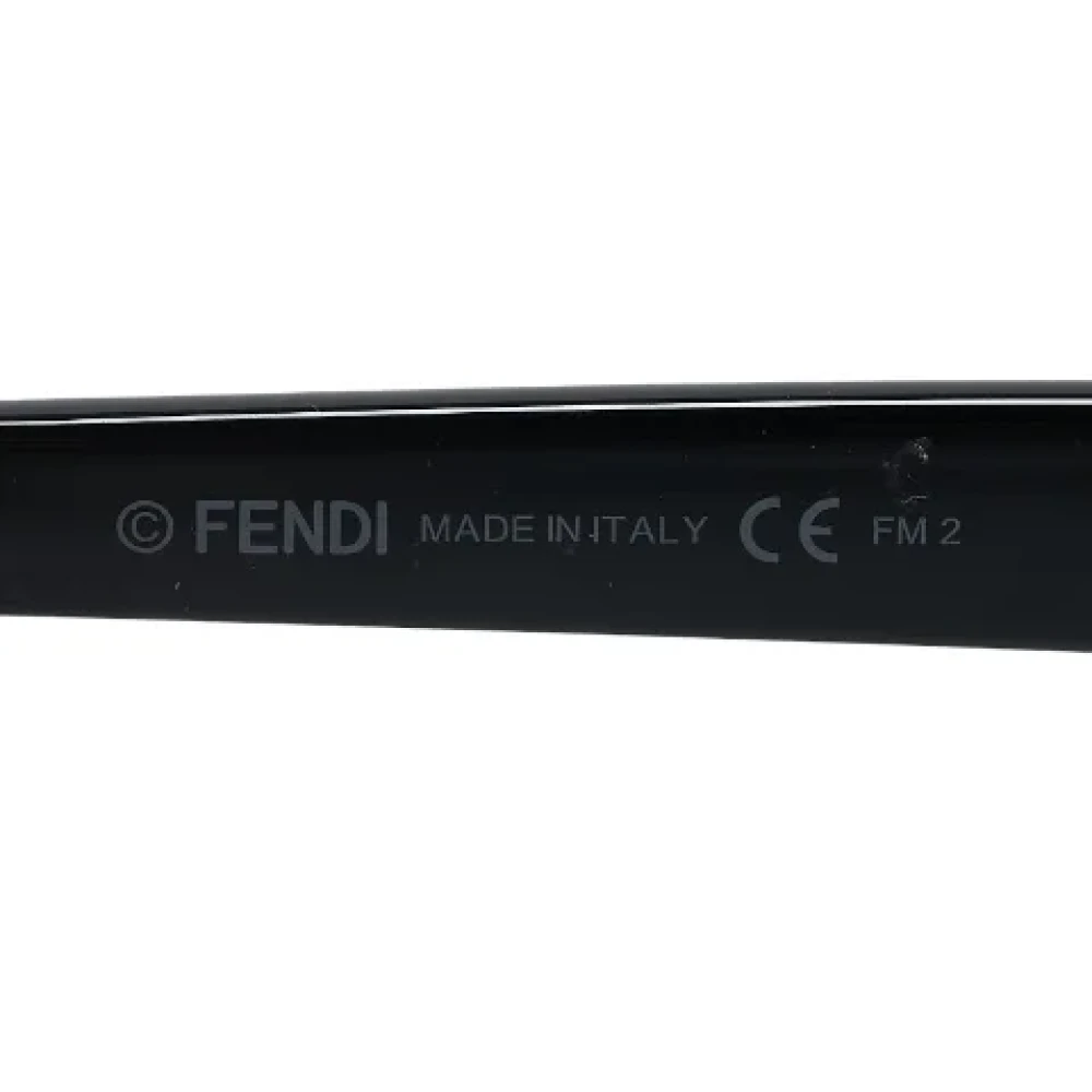 Fendi Vintage Pre-owned Plastic sunglasses Black Dames