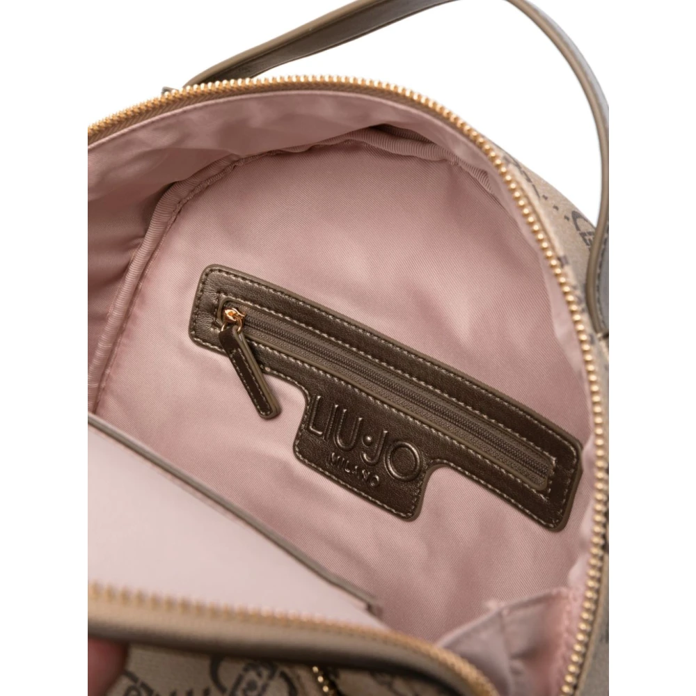 Liu Jo Duif Grijs Eco Leren Logotas Beige Dames