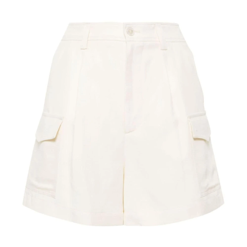 Woolrich White Short Shorts, Female, W27, Short Shorts