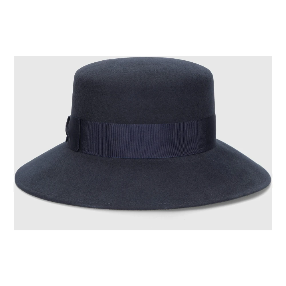 Borsalino Wollen Vilten Kris Hoed Blue Dames