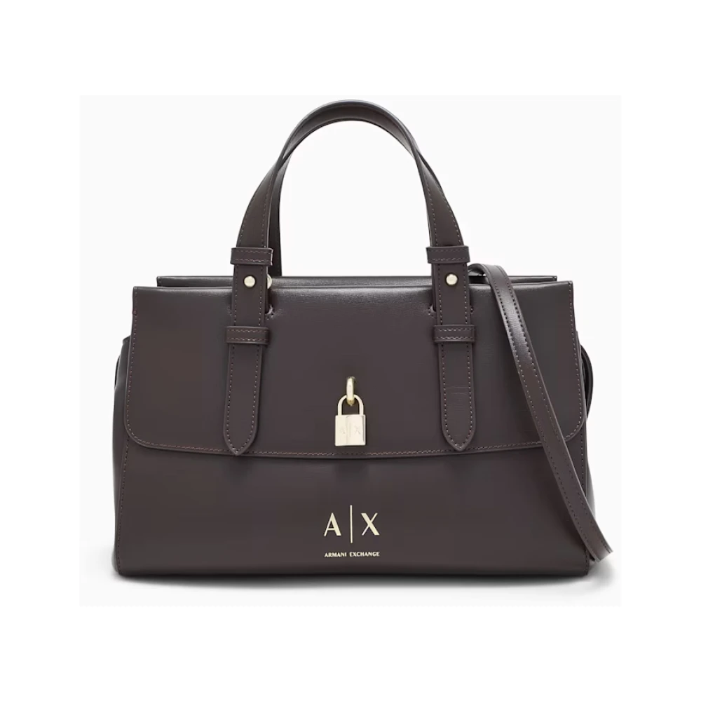 Armani Exchange Donna Marrone Borse, Taglia Unica, New, - Immagine 2