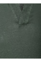 t-shirt-en-lin-vert-style-decontracte