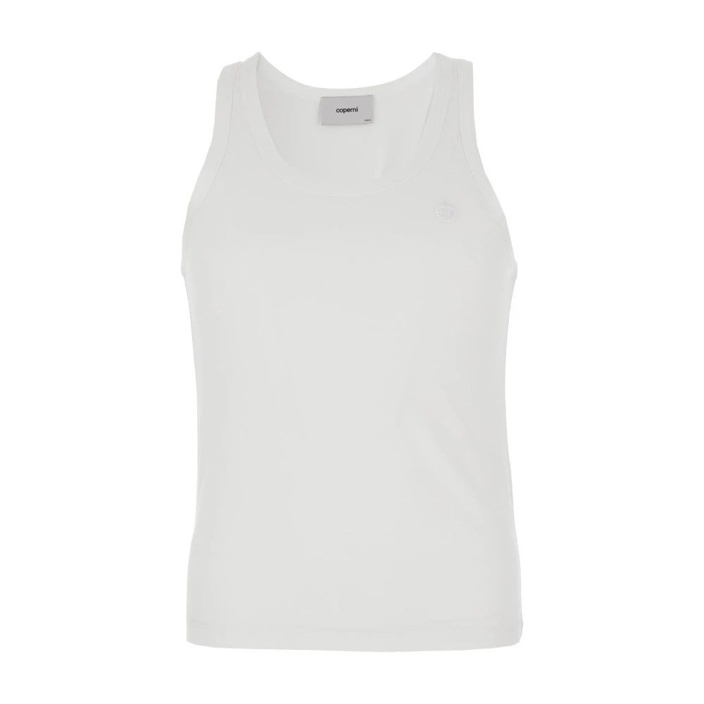 Coperni Wit Logo Tanktop Lichtgewicht White Heren