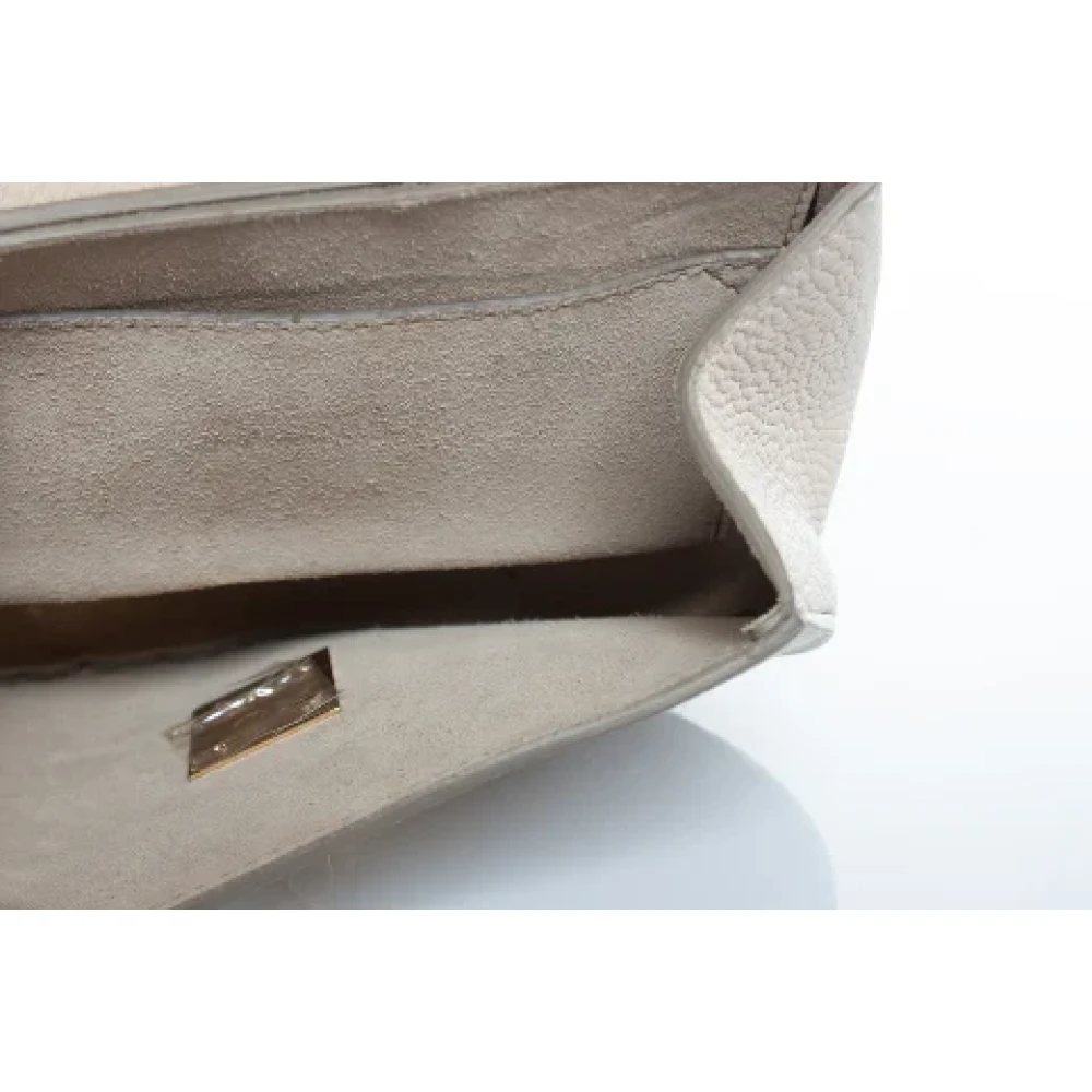 Chloé Leather shoulder-bags Gray Dames