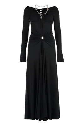 jersey-dress-with-pendant-necklace