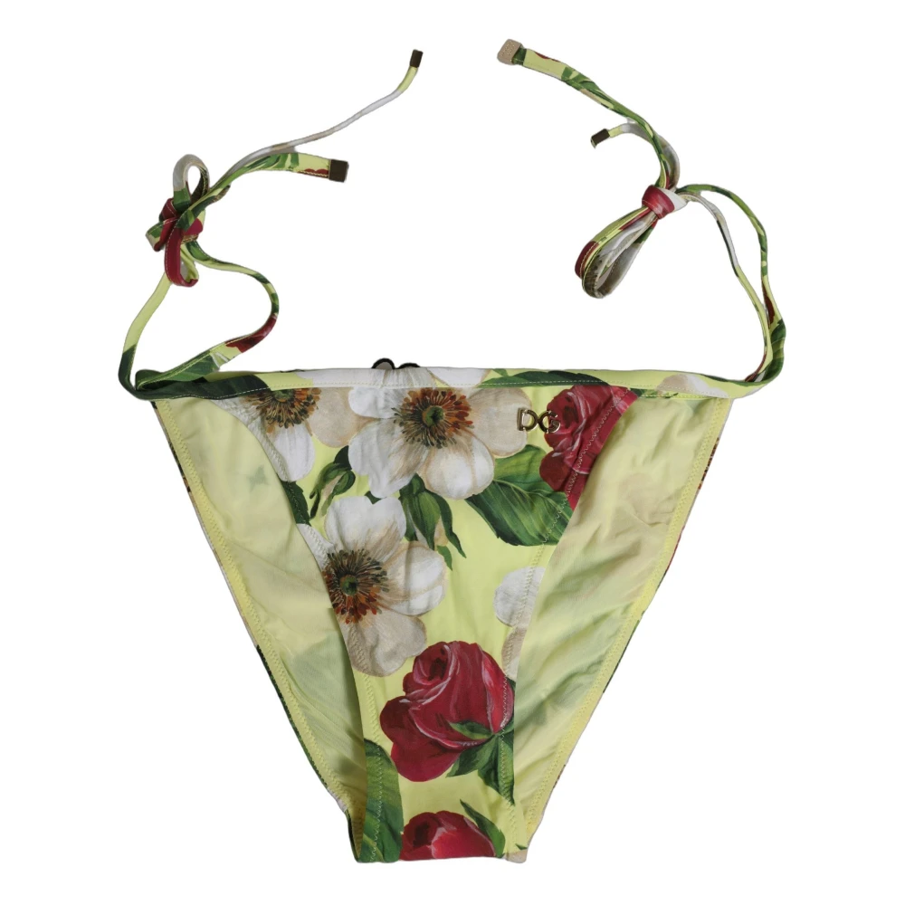 Dolce & Gabbana Vrouw Multicolor Badmode Dames, Veelkleurig, M, Nylon, Bikini Broekje