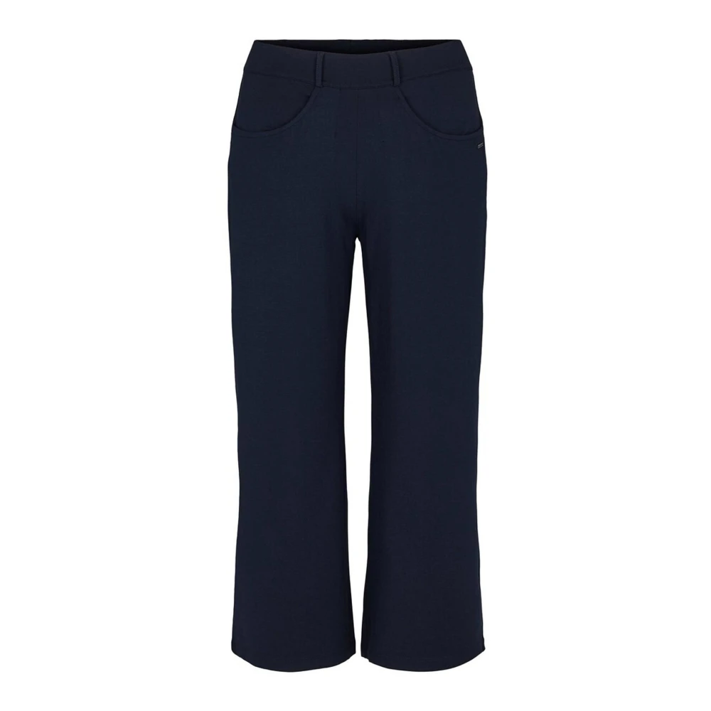 LauRie Cropped Trousers Blue Dames