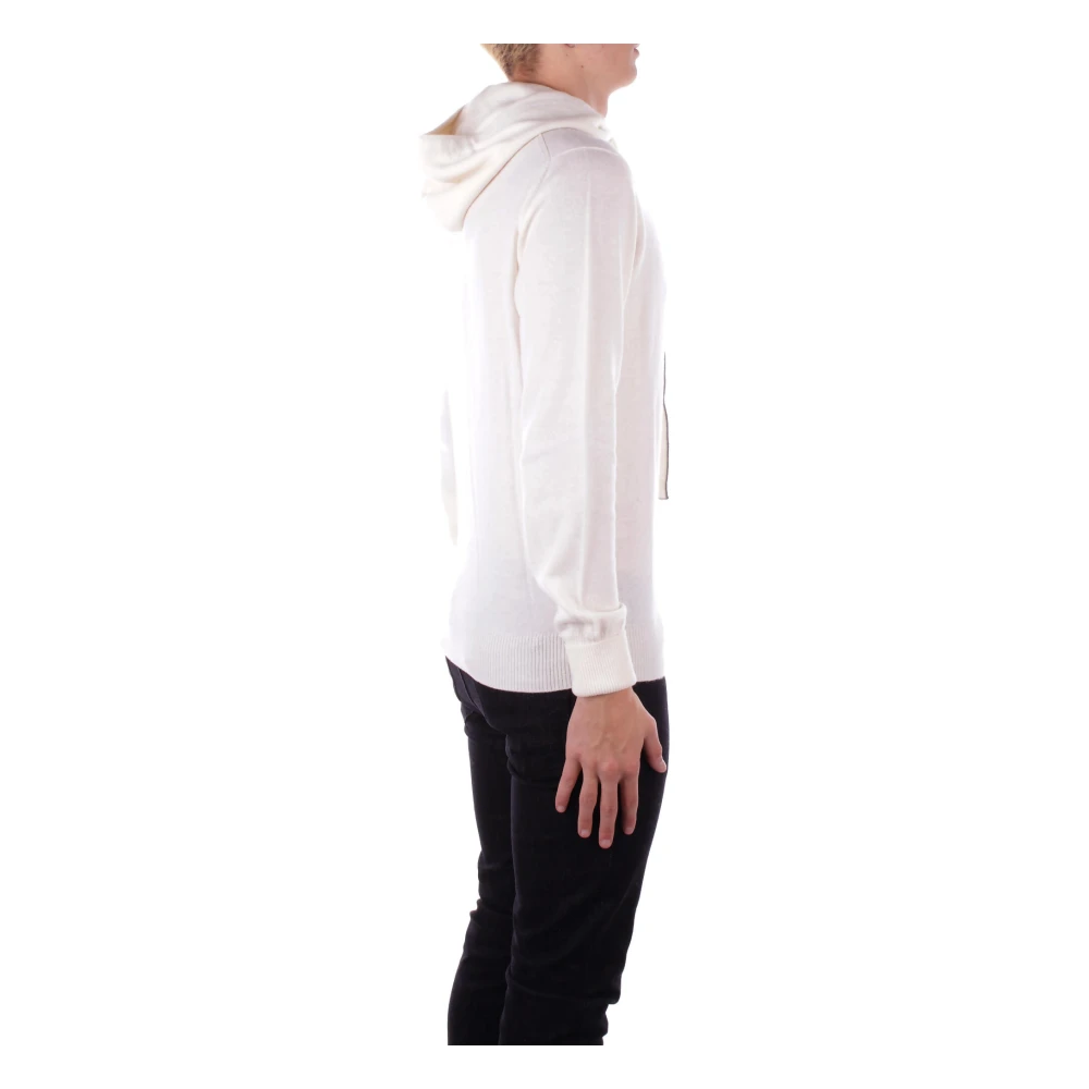 Alpha Studio Hoodie Slim Fit Wol Beige Heren