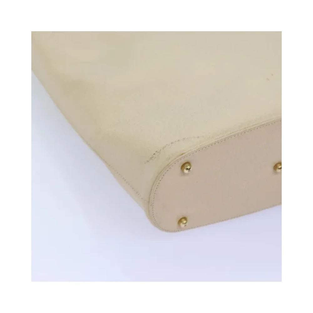 Gucci Vintage Pre-owned Leather handbags Beige Dames