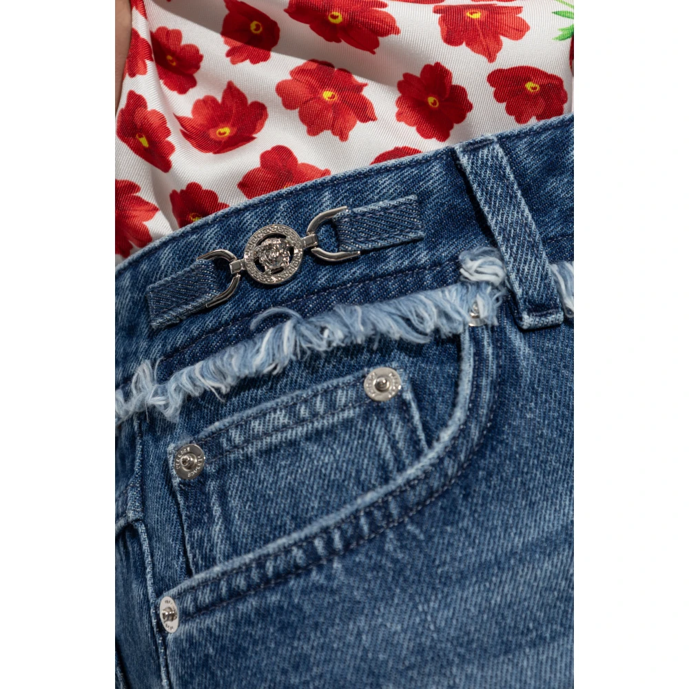 Versace Cargo stijl jeans Blue Dames