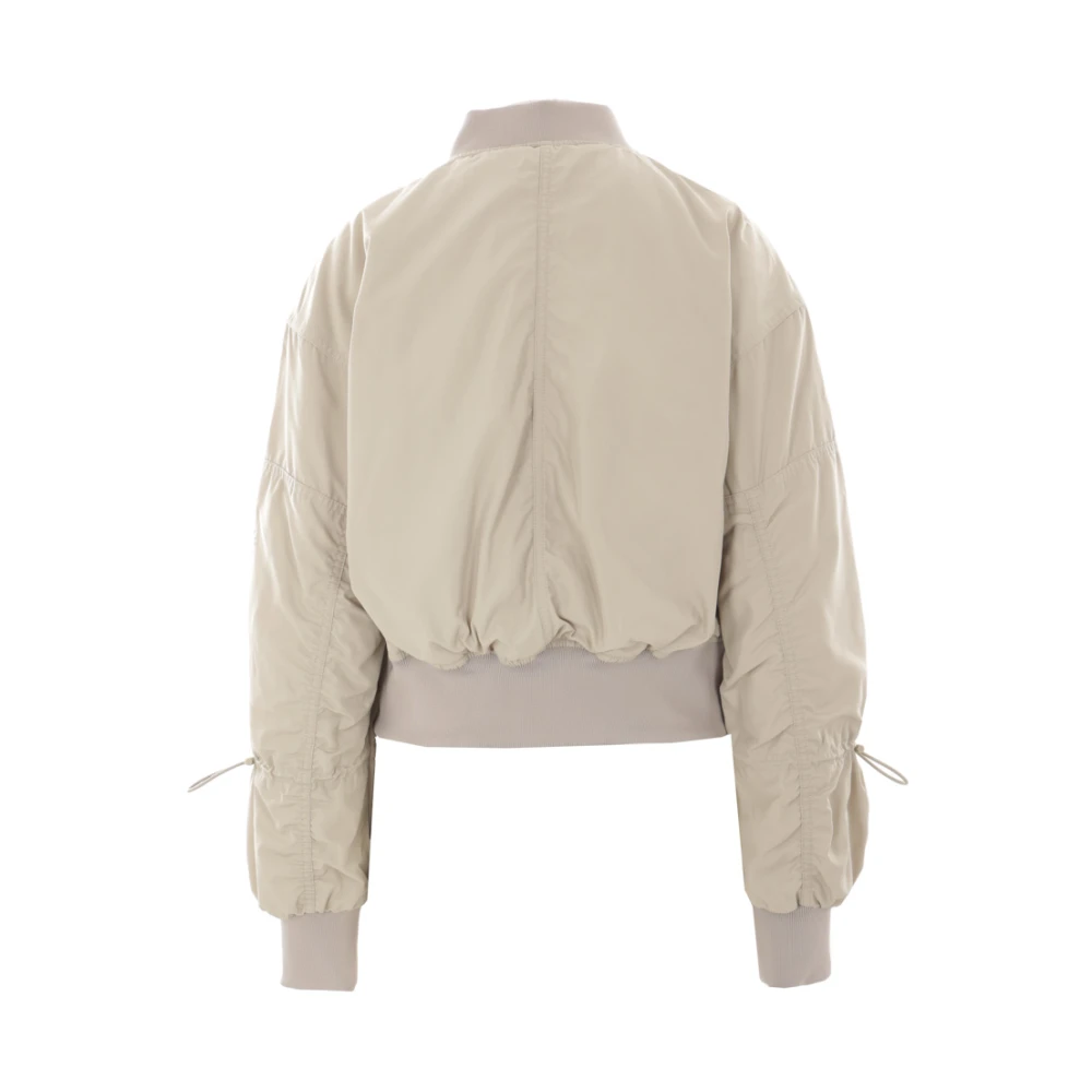 adidas by stella mccartney Gekropt Bomberjack Beige Dames