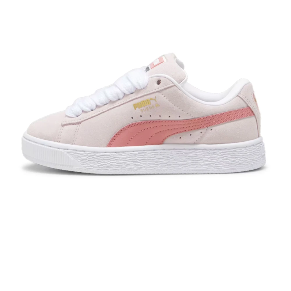 Puma Rosa Läder Chunky Sneakers Pink, Flicka