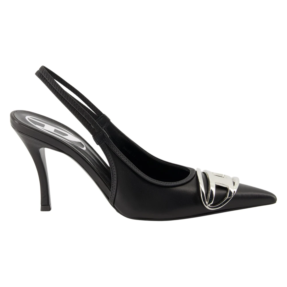 Diesel Donna Nero Scarpe, 38 Eu, New,