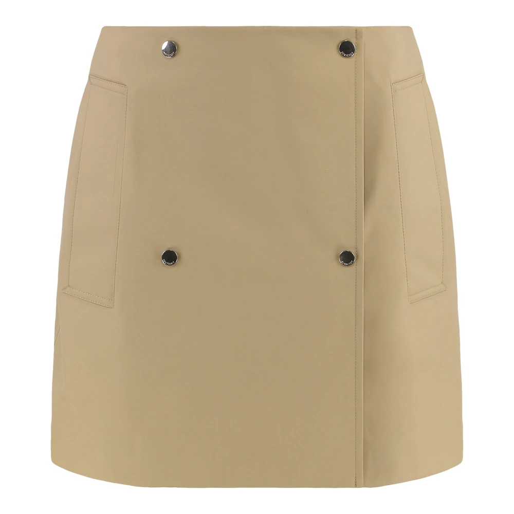 Burberry Women's Beige Miniskirt Trench In Double Gabardine - Short Skirts - Xs - Skirts