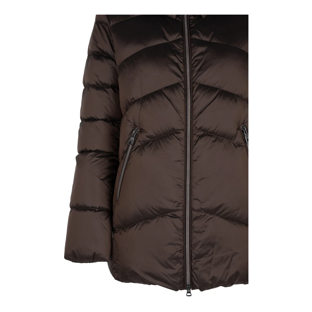 Geox Gewatteerde Jas voor Vrouwen Brown Dames