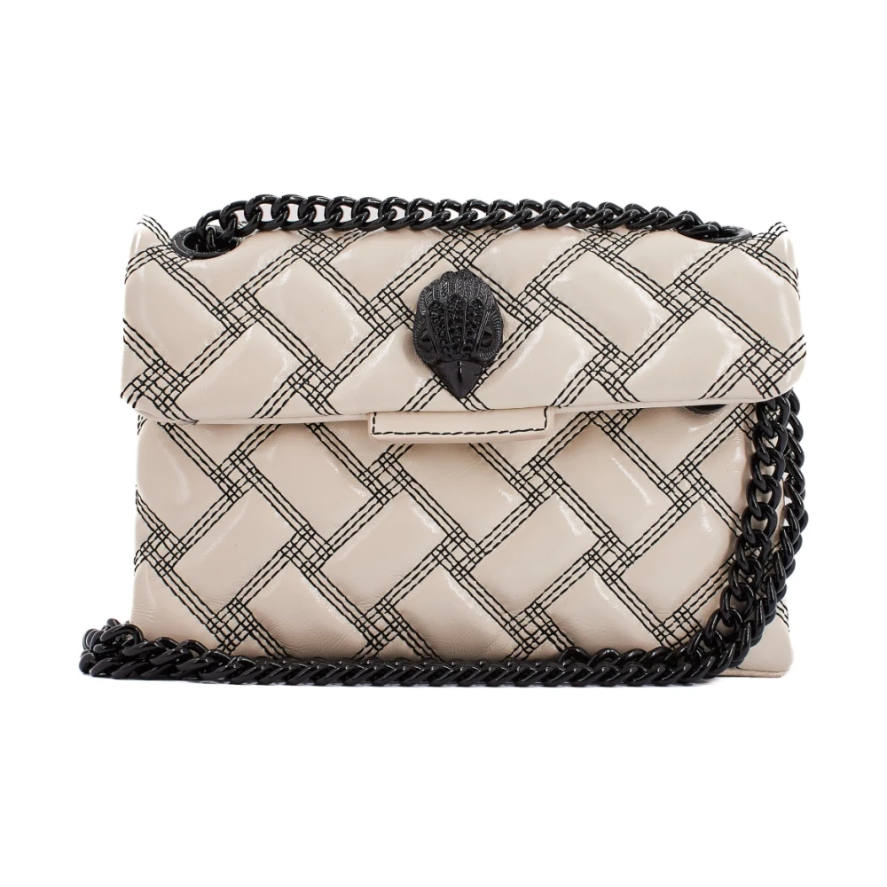 Kurt Geiger Leren Crossbody Tas Mini Kensi Multicolor Dames