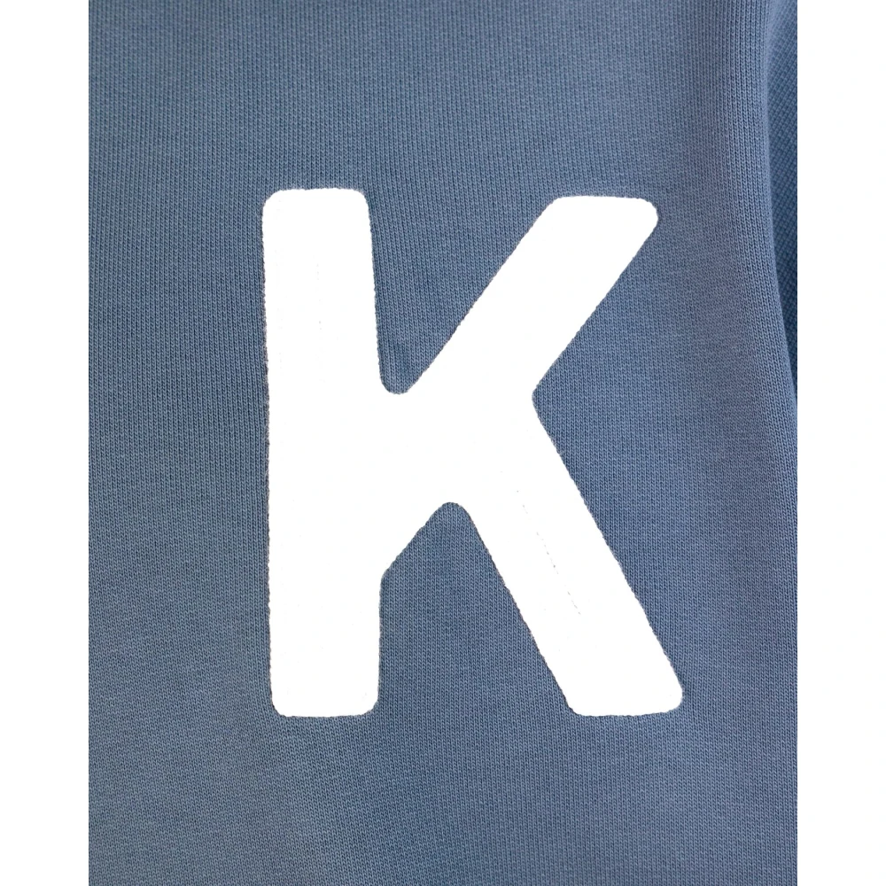 Kenzo Blauwe Lucky Tiger Hoodie Sweater Blue Heren
