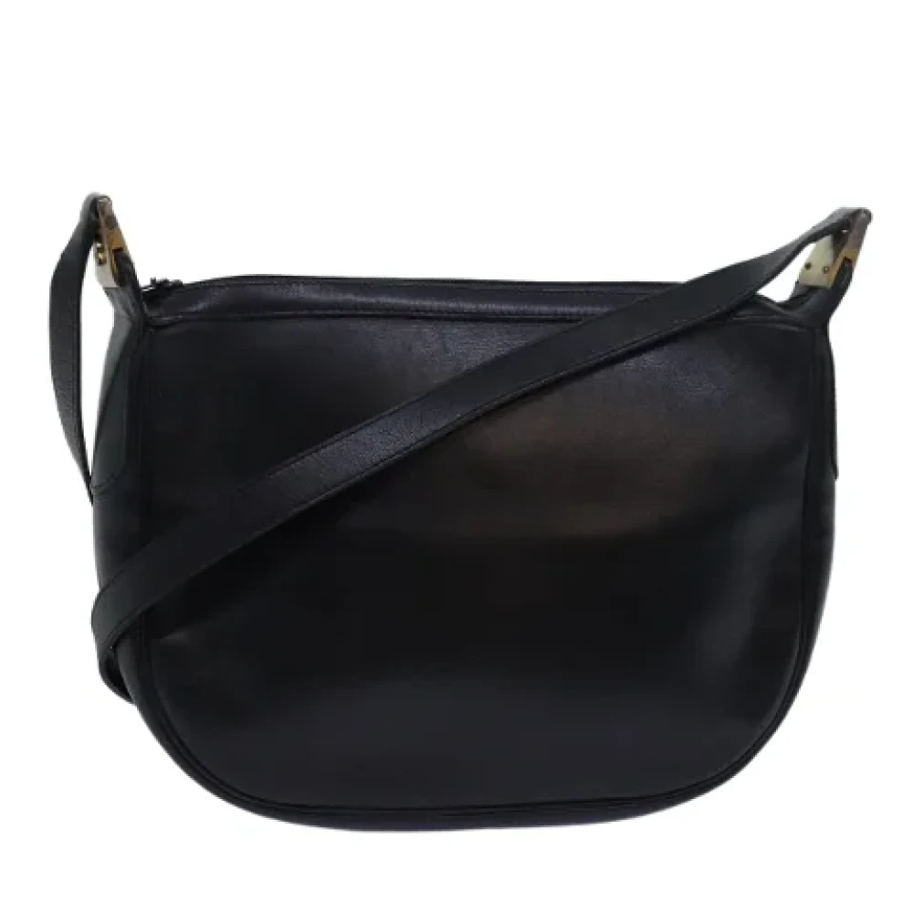 Dior Vintage Pre-owned Leather dior-bags Black Dames