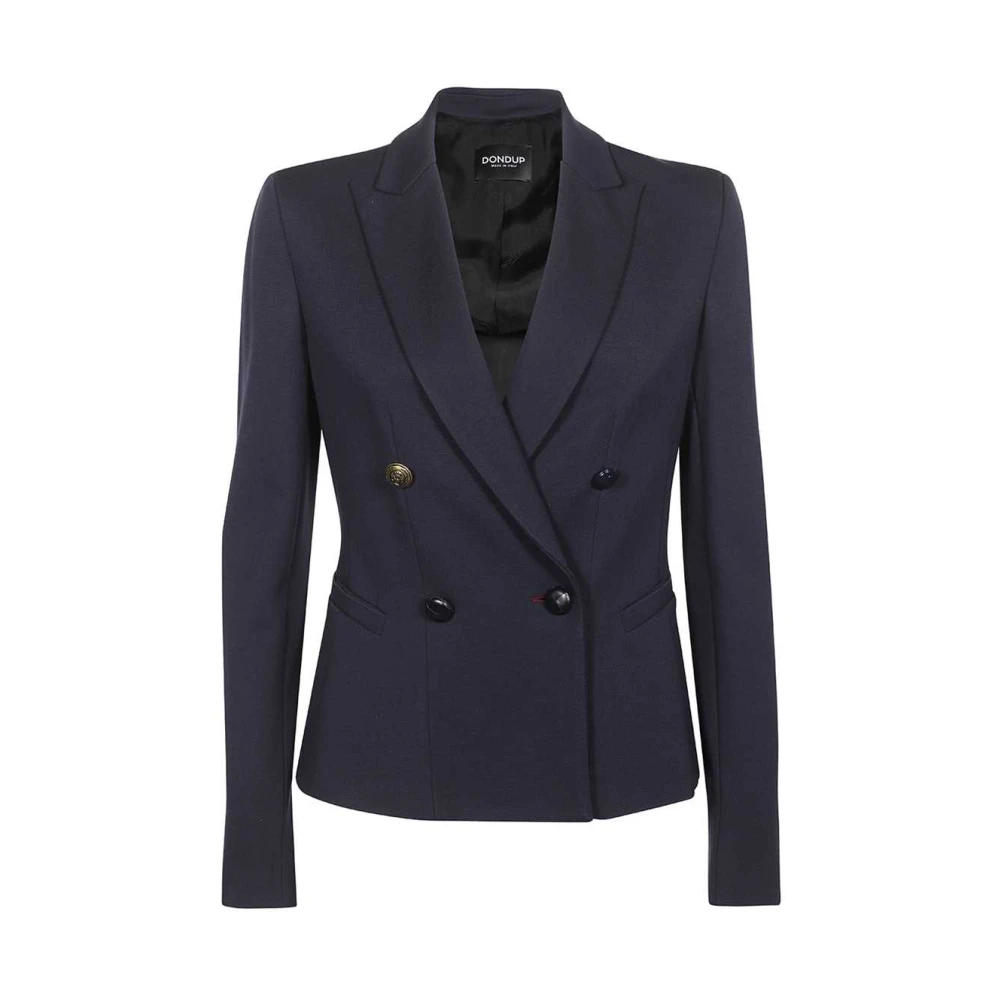 Dondup Dubbelrijige blazer met voorzakken Blue Dames