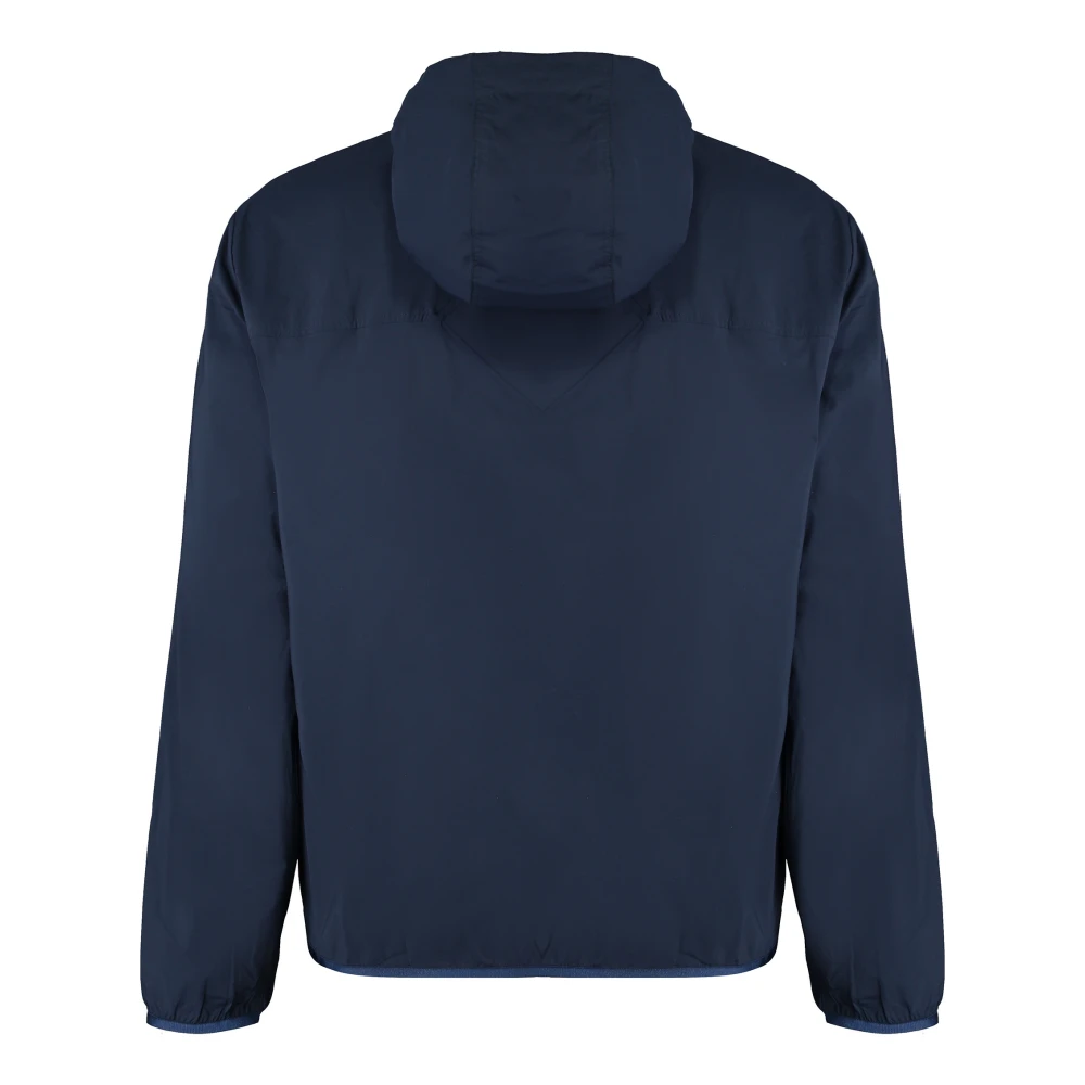 Canada Goose Winddichte Hoodie met Ritszakken Blue Heren