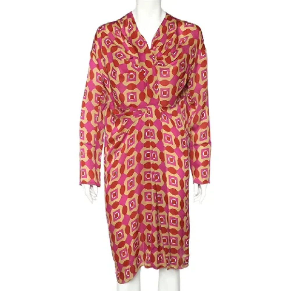 Marni Pre-owned Silk dresses Multicolor Dames