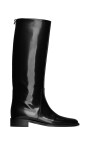 stylish-black-leather-ankle-boots