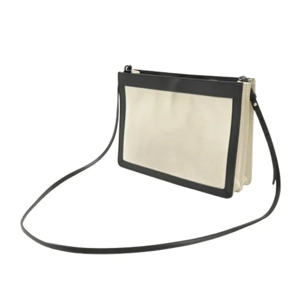Balenciaga Vintage Pre-owned Canvas balenciaga-bags Beige Dames