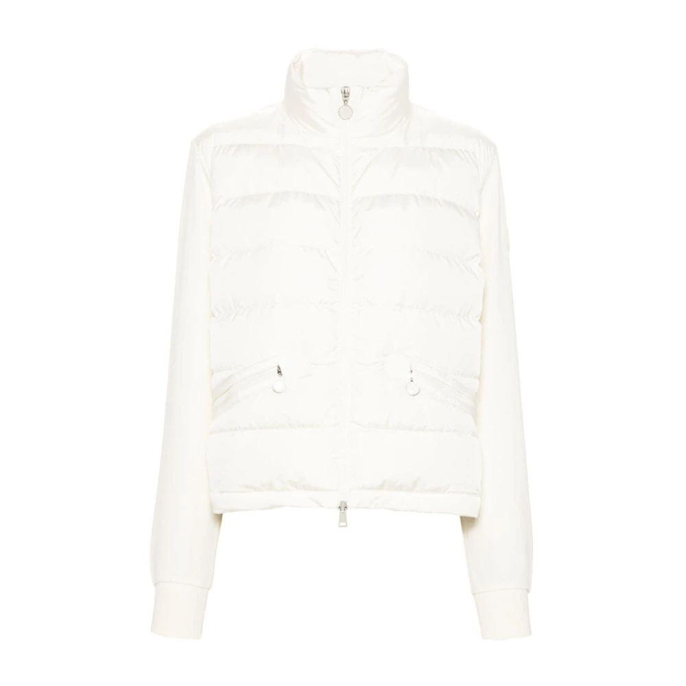 Moncler Vit Vadderad Dunjacka White, Dam