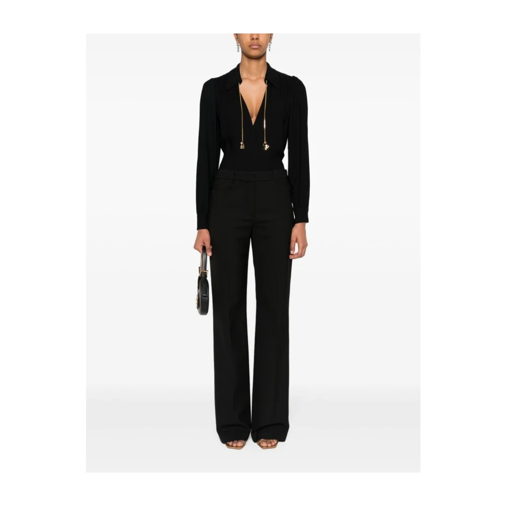 Elisabetta Franchi Stijlvolle Shirt Black Dames
