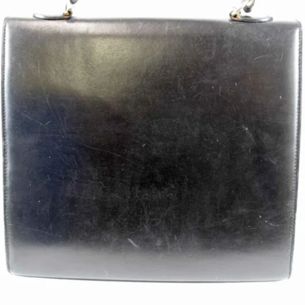 Celine Vintage Pre-owned Leather handbags Black Dames