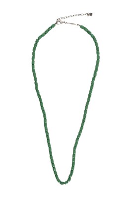 collier-en-metal-et-resine-verte