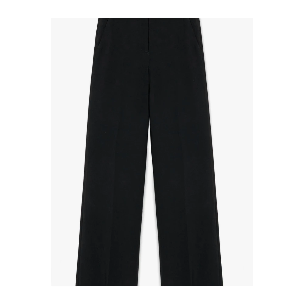 Brooks Brothers Zwarte stretch polyester broek Black Dames