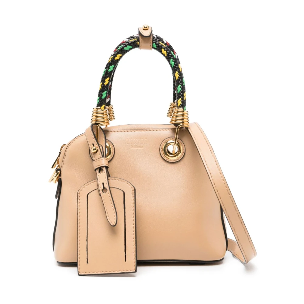 Moschino Beige Top Handvat Schoudertas Beige Dames