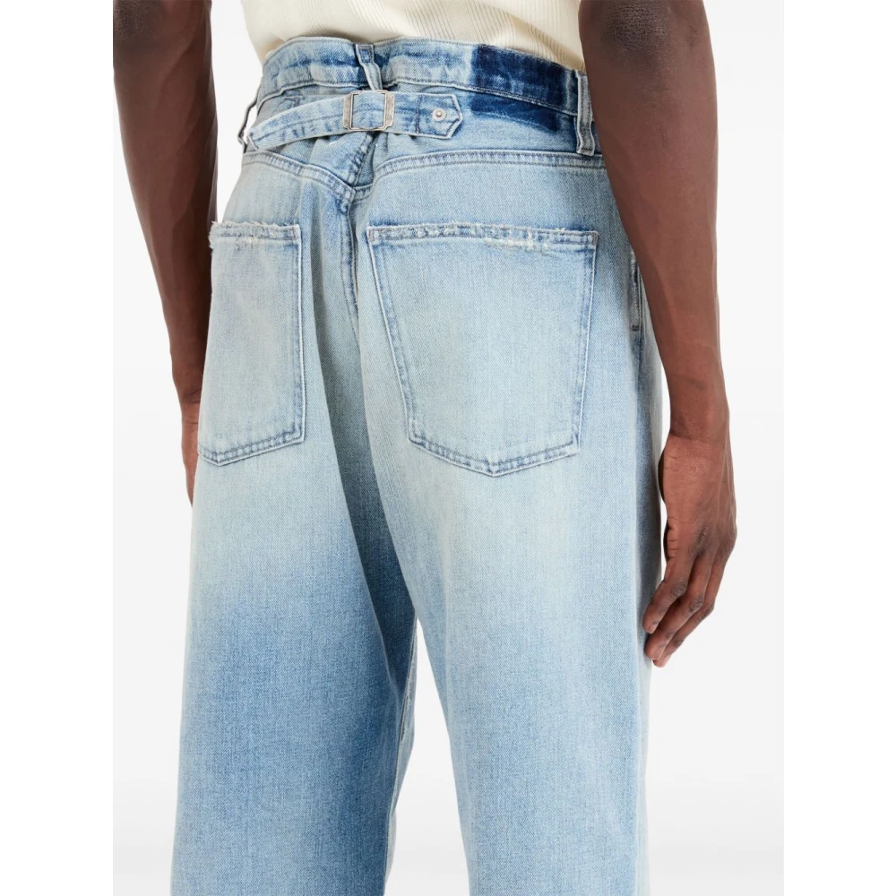 Maison Margiela Blauwe Denim Jeans Blue Heren
