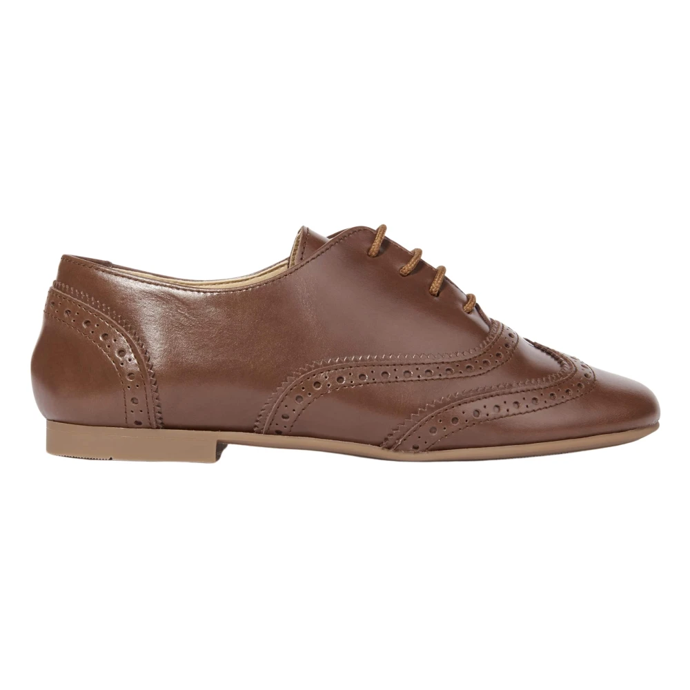 Andanines Boys Brown Leather Lace Up Shoes - Kids Shoes - 30 Eu - Kids