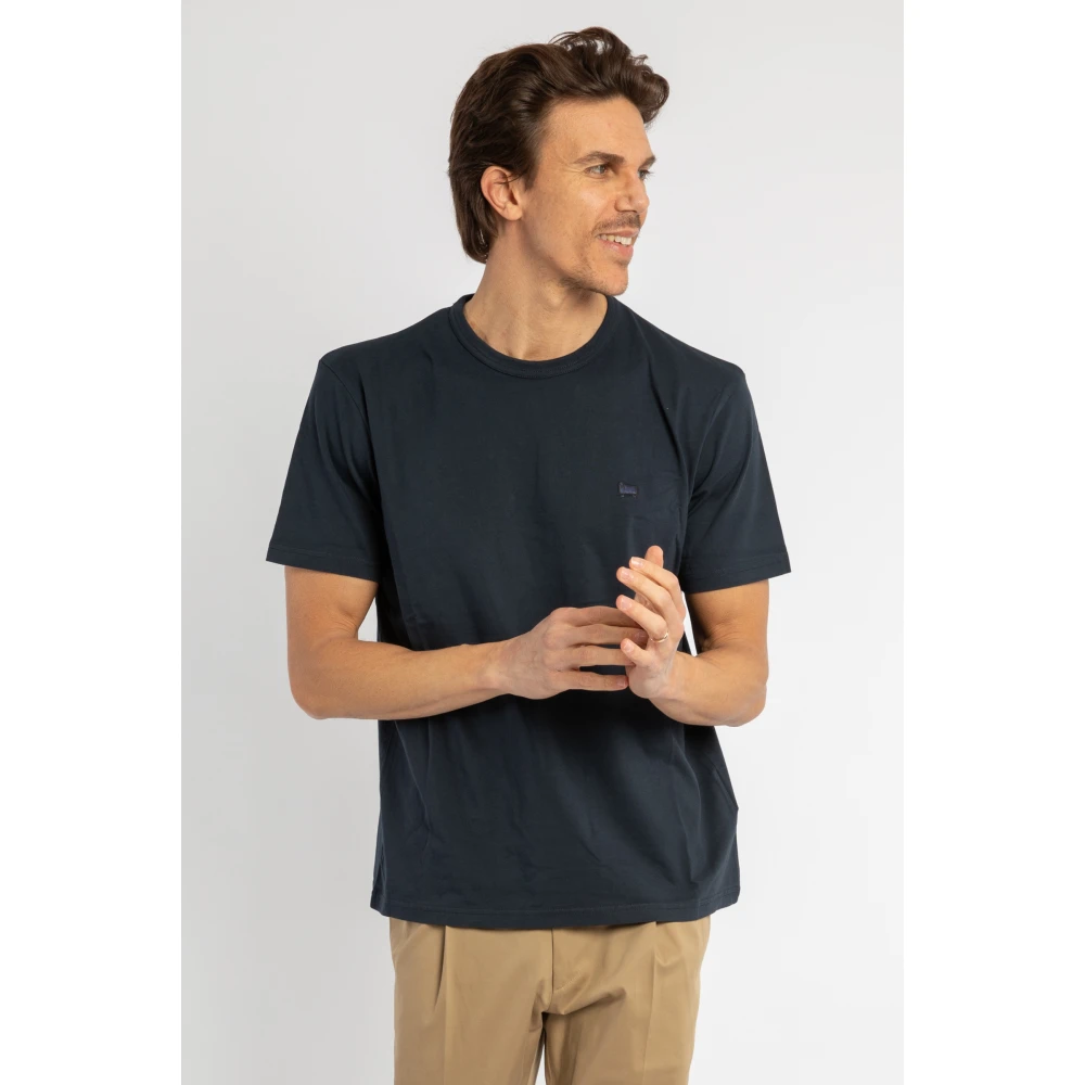Woolrich T-Shirts Blue Heren