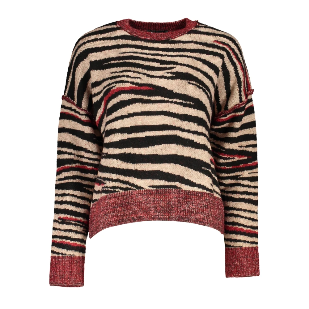 Desigual Damen Multicolor Rundhals-Strickware