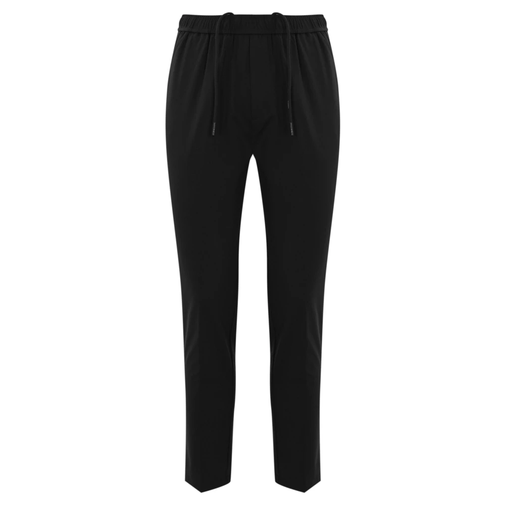 Pmds Zwarte technische stof herenbroek Black Heren
