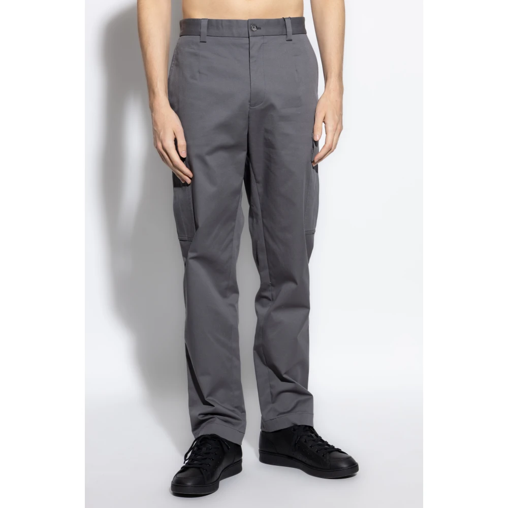 Dolce & Gabbana Katoenen cargobroek Gray Heren