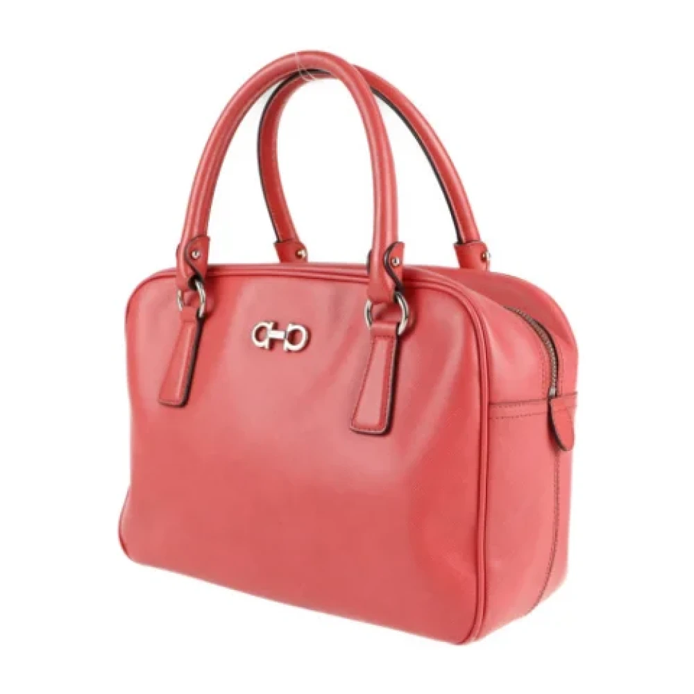 Salvatore Ferragamo Pre-owned Fabric handbags Pink Dames