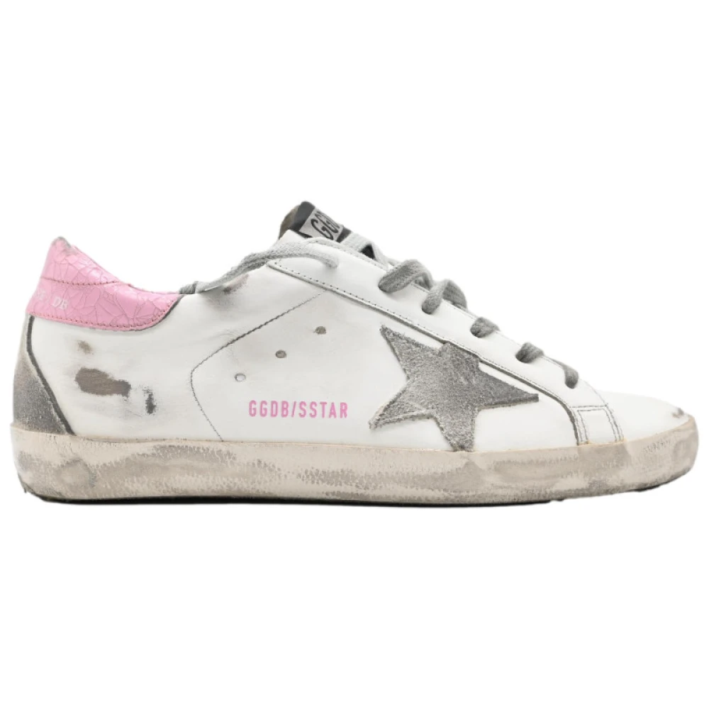 Golden Goose Superstar White Rose Sneakers White, Dam