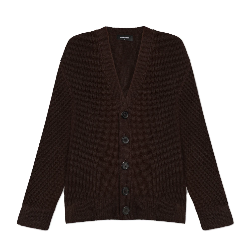 Dsquared2 Wollen Vest Brown Dames