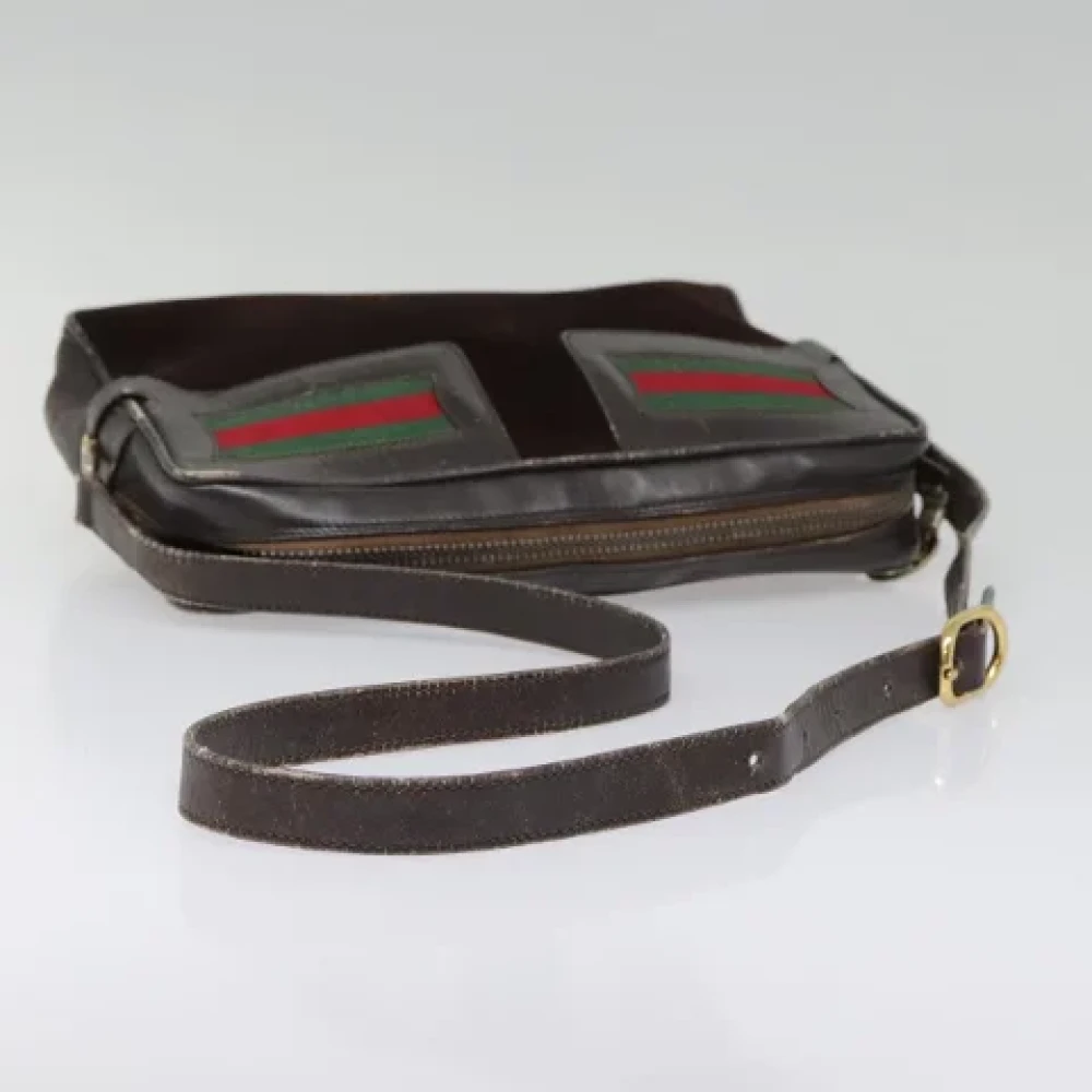 Gucci Vintage Pre-owned Suede gucci-bags Brown Dames