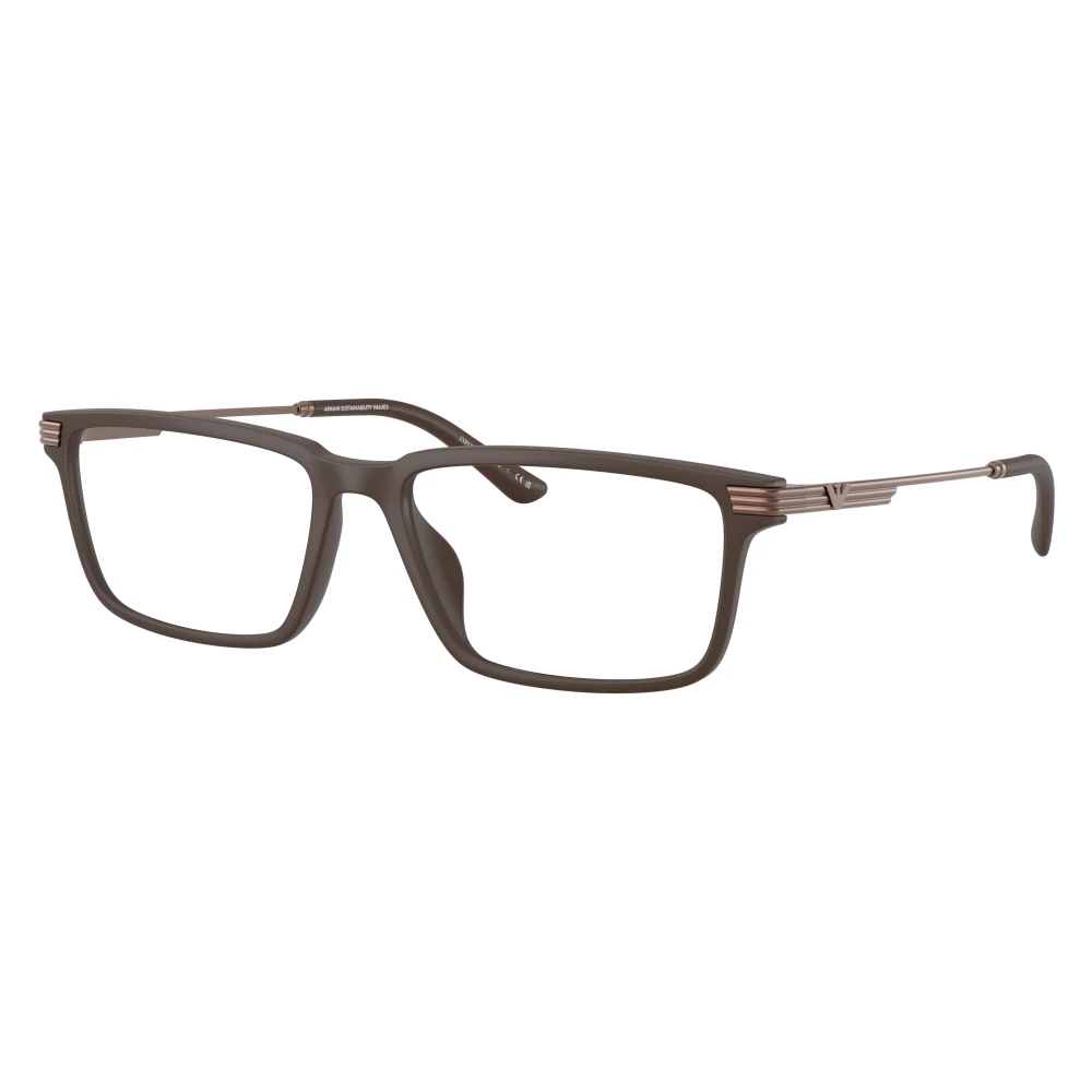 Emporio Armani Unisex Brown Ea3268u Optical Frame - Glasses - 55 Mm - Accessories