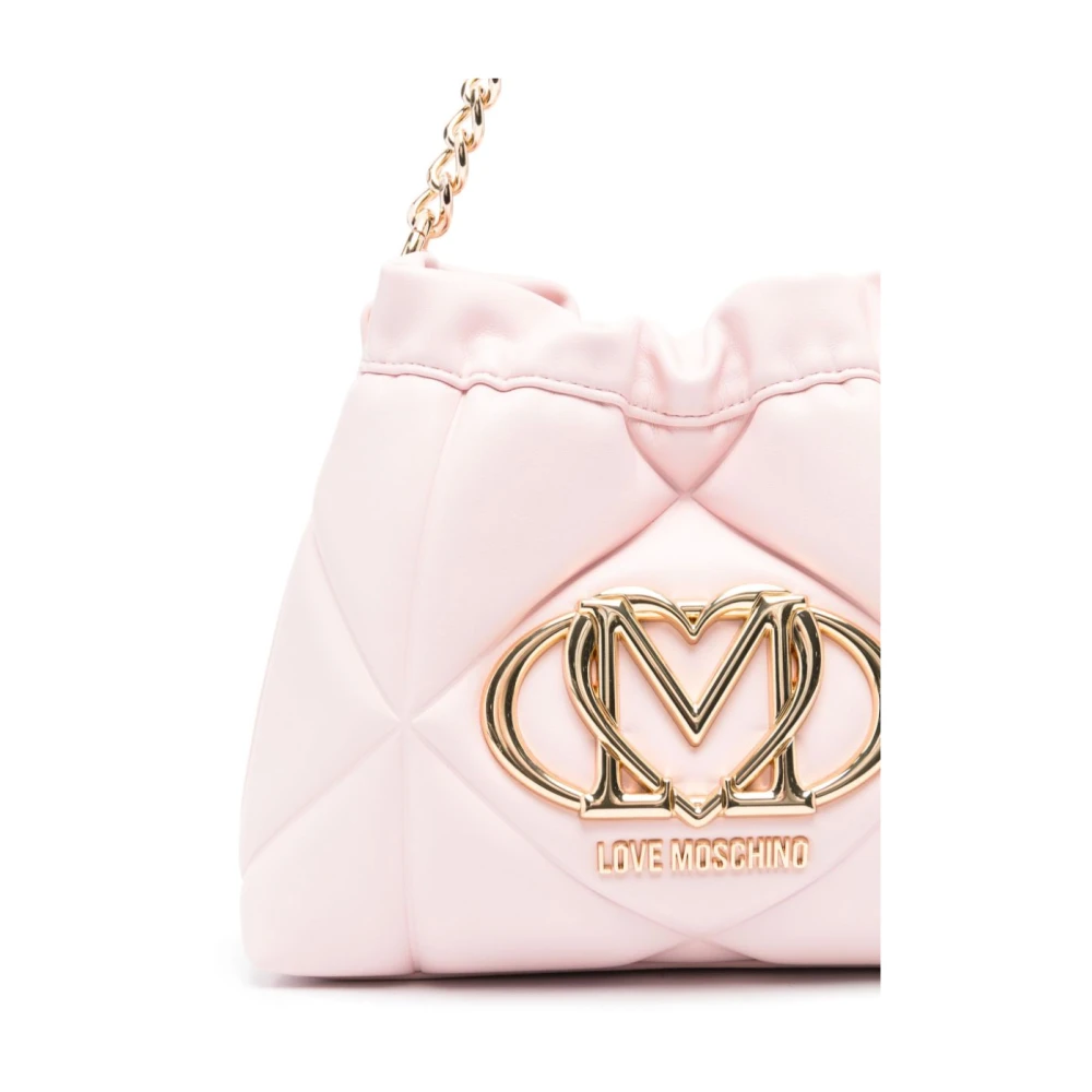 Love Moschino Stijlvolle Dames Schoudertas Pink Dames