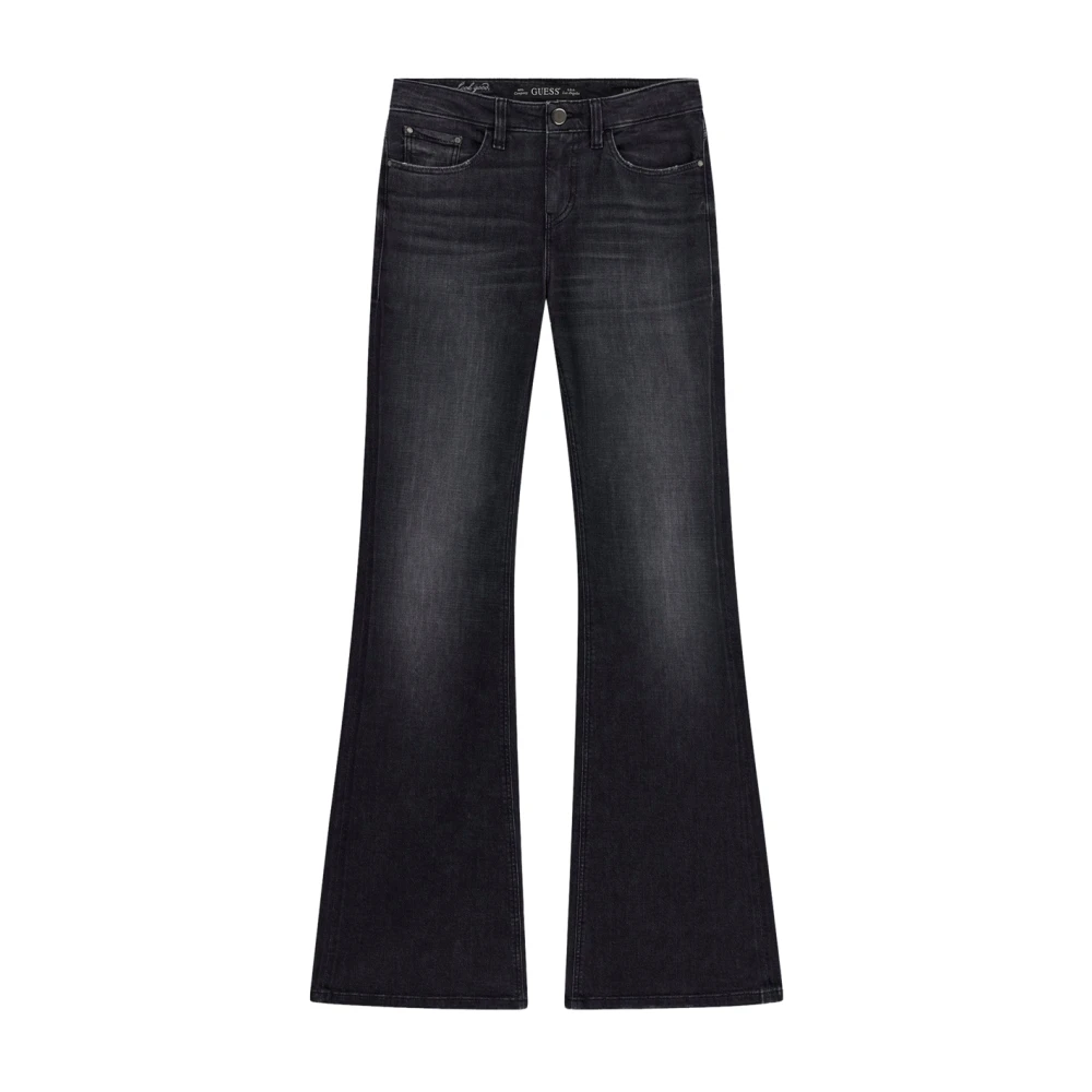 Guess - Beverly Low Rise Flared Jeans - Jeans - Damen - Schwarzk - W28 - Bild 3