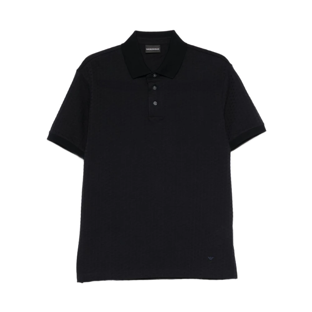 Emporio Armani Mannelijk Blauw Tops Heren, 3XL, T-Shirts En Polo's