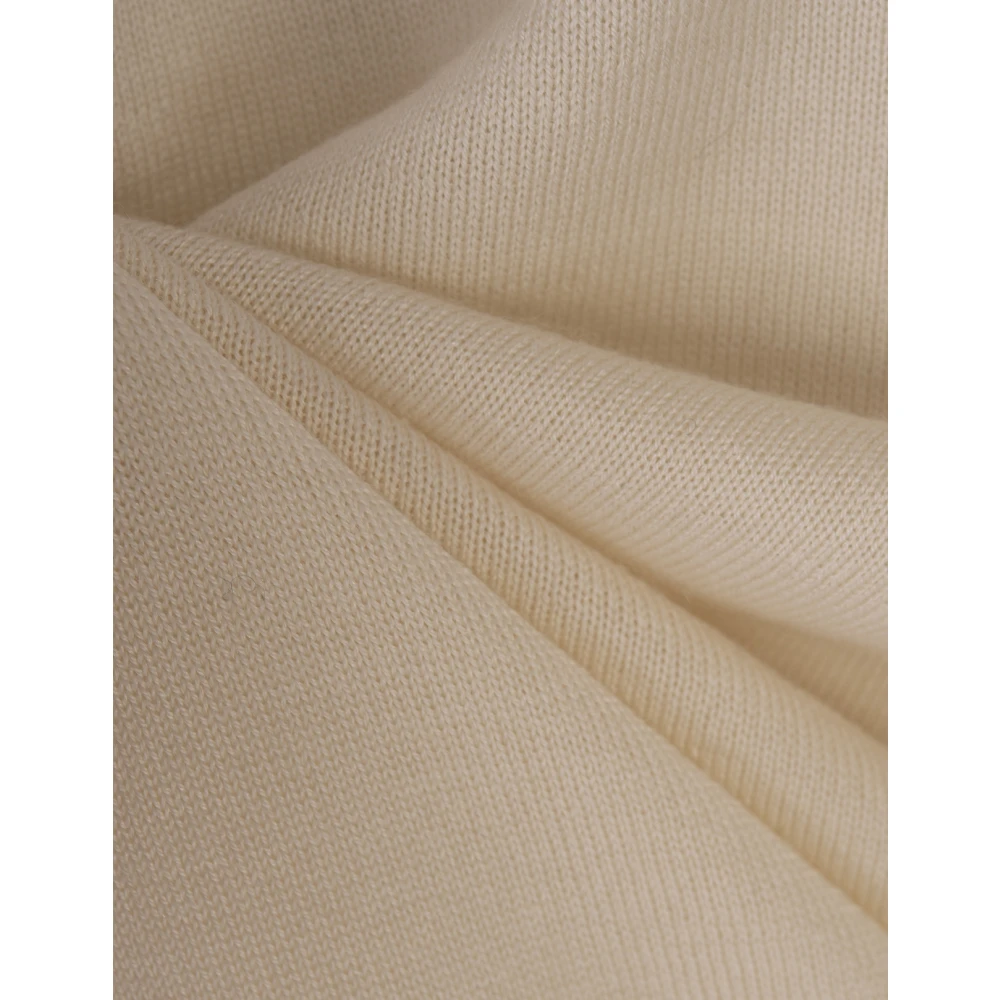Hugo Boss Luxe Wol Zijde Kasjmier Trui White Heren