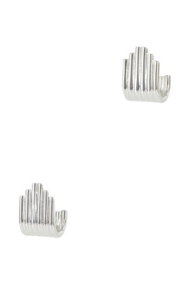 geometric-design-silver-stud-earrings
