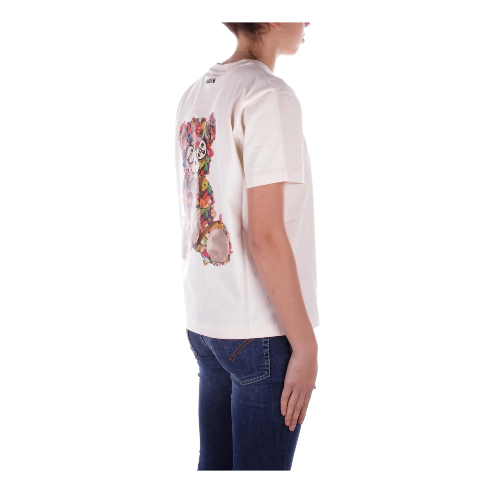 Barrow Logo T-Shirt Beige Dames
